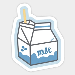 Blueberry Milk 2/4 Sticker